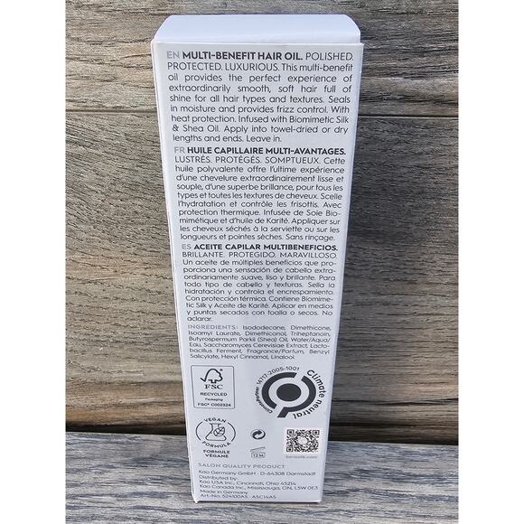 Kerasilk Multi-Benefit Hair Oil 1.6 oz/50 ml Full Size - Picture 3 of 4